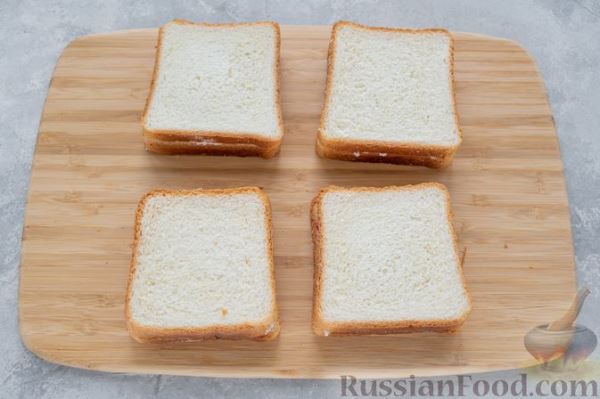 Сэндвичи с клубникой и творогом